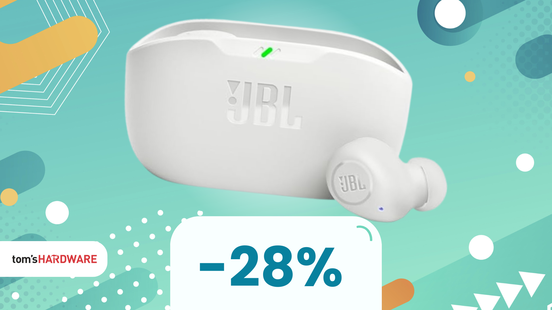 JBL Wave Buds a soli 43€ per ascoltare musica senza limiti!