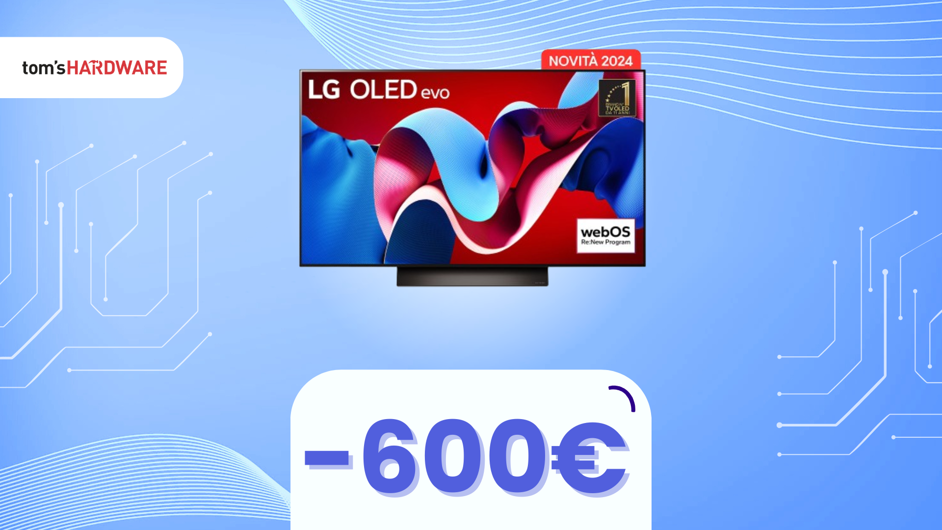 Non perdere l'occasione: RISPARMIA 600€ su questa splendida smart TV OLED 4K da 48"!