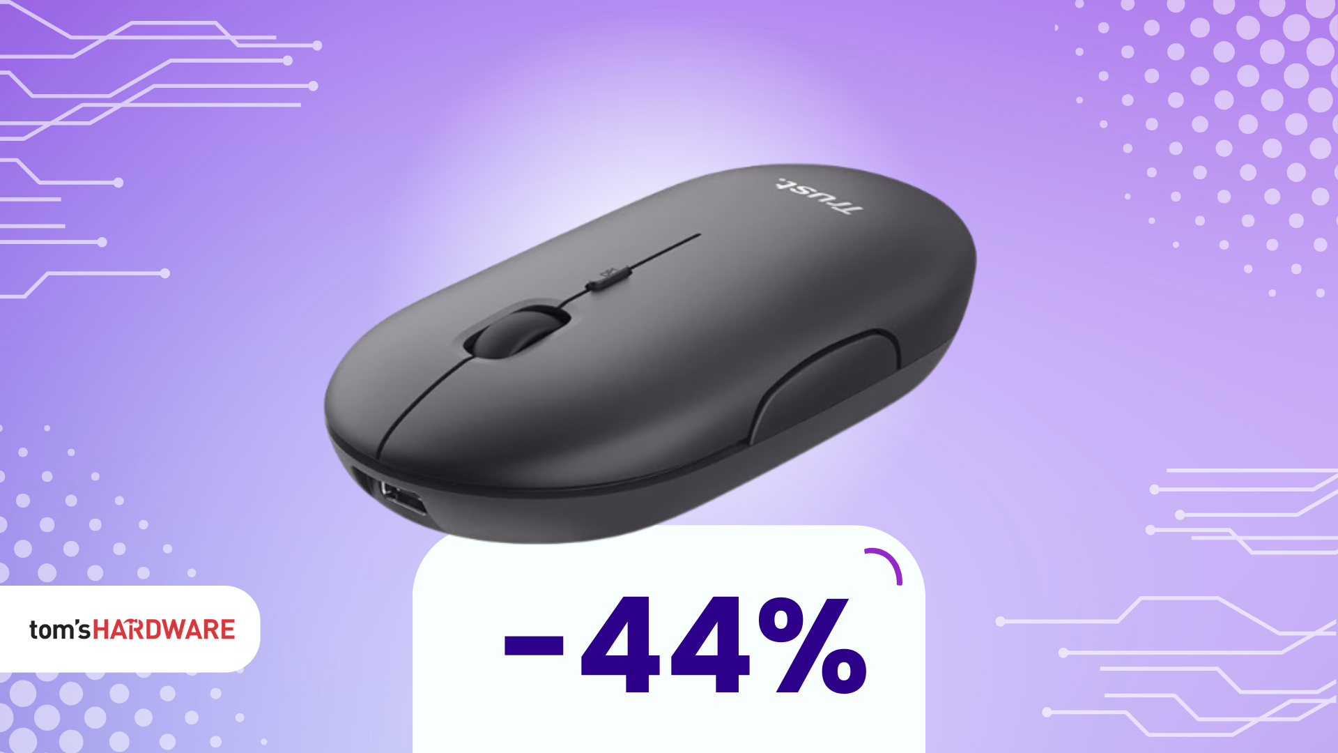 Mouse Trust Puck a soli 12€: ultra-sottile e super-silenzioso!