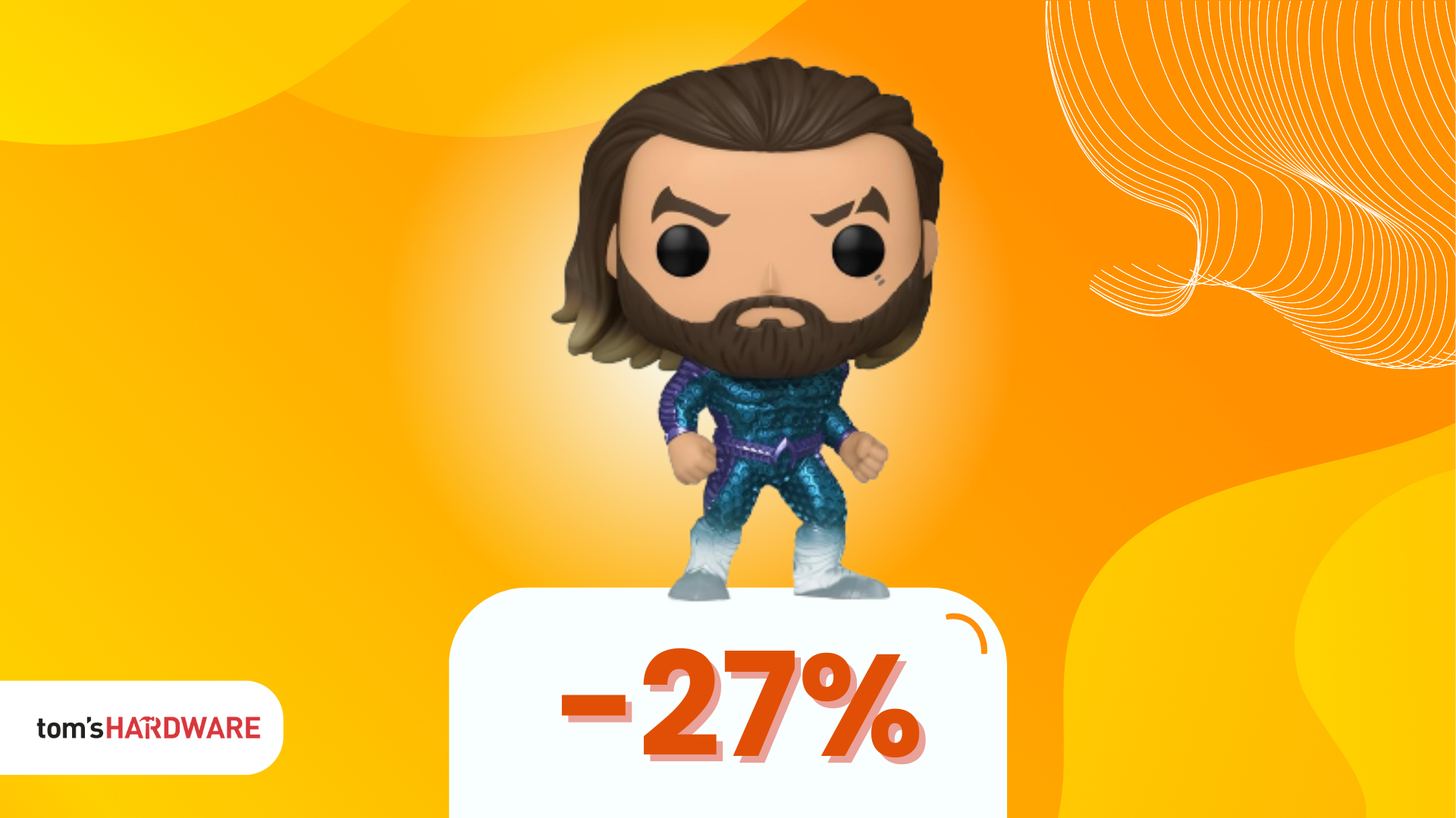 Funko Pop di Aquaman: splendido Jason Momoa a soli 12€!