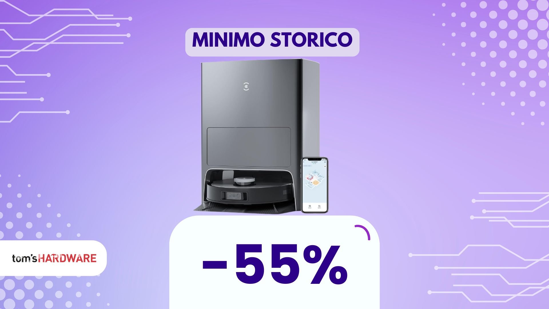 Con il 55% di sconto, questo robot aspirapolvere merita ancora spazio in casa tua