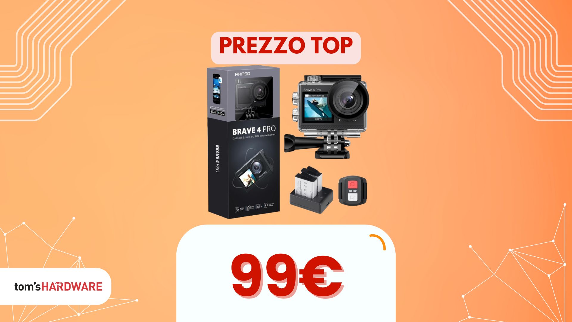 Con questo sconto, questa action cam conquista la scena sotto i 100€