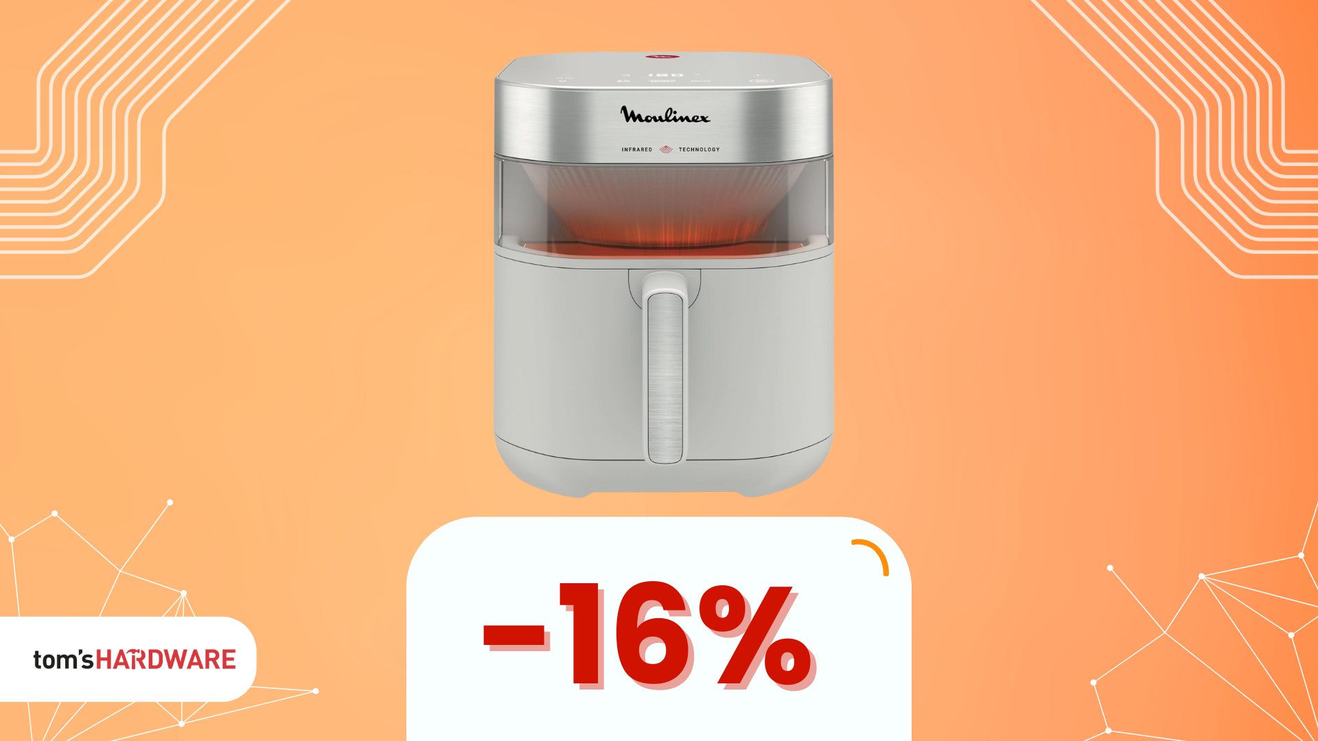 Riduci i consumi energetici fino al 70% con questa friggitrice ad aria a Infrarossi!