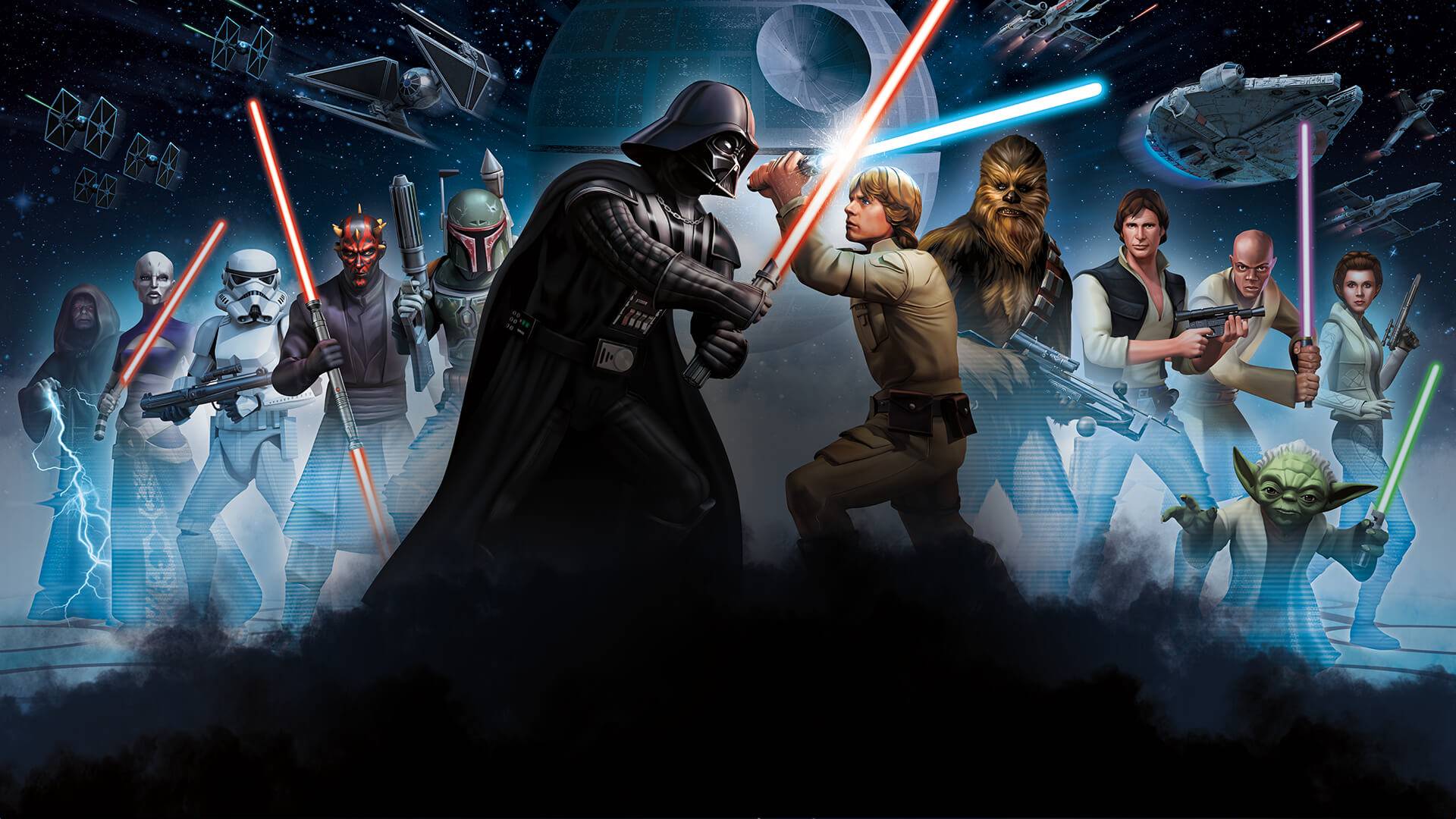 Spada laser azzurra Star Wars adulto Anakin Skywalker ufficiale Disney