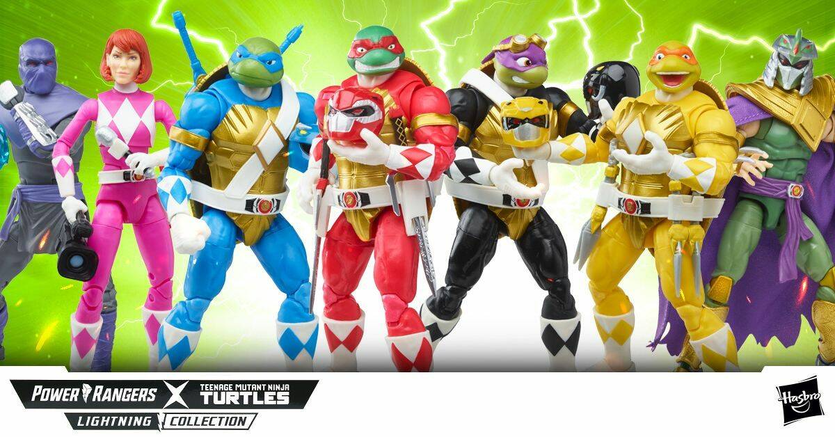 Power Rangers X Teenage Mutant Ninja Turtles, le action figure - Tom's  Hardware