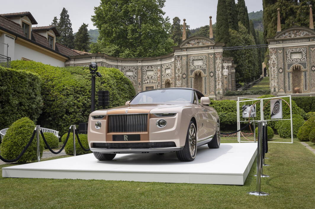 Rolls-Royce's Wild Boat Tail Makes Public Debut At Villa d'Este