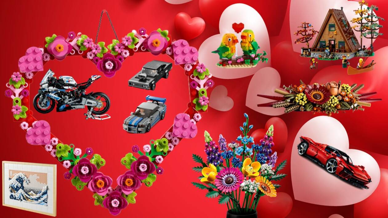 Regali San Valentino: quattro set LEGO romantici per tutte le